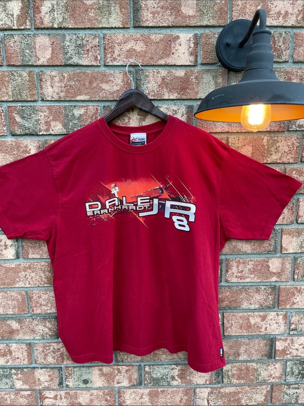 Chase Authentics Red Dale Earnhardt JR8 Graphic Tee